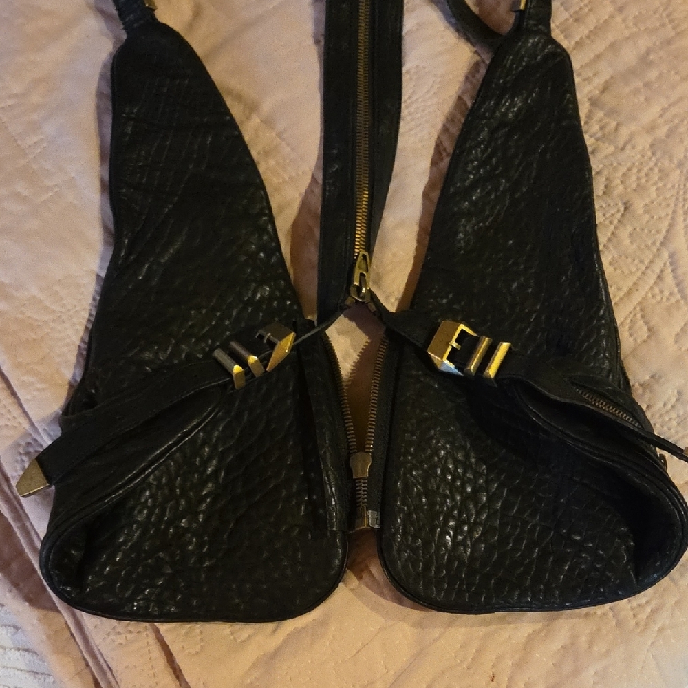 Alexander Wang Black Leather Belt Bag - Picture 3 of 4